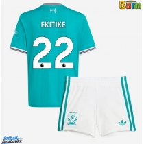 Liverpool Hugo Ekitike #22 Tredjedraktsett Barn 2025-26 Kortermet (+ Korte bukser)